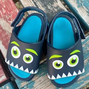 Mini Melissa Unisex Beach Slide Dino Slipper